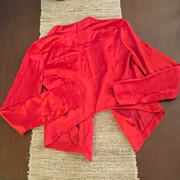 2010s Wet Seal Candy Apple Red Jacket - Picture 2 of 3